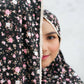 Black Rose - Japanese Cotton Telekung (Pre order)