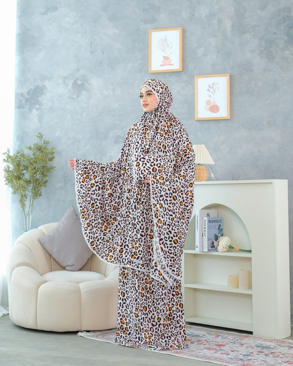 New! Pre Order! Leopard Series ! Signature Rayon Prayer Wear