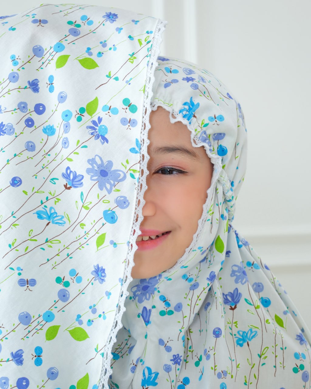 Spring Flower! Japanese Cotton Telekung (Pre Order)