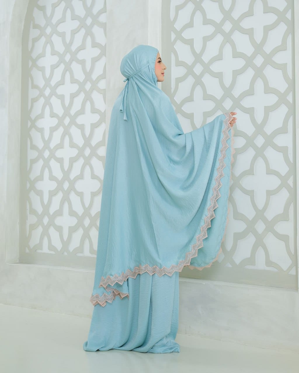 Pre Order! New! Santorini Silk Telekung