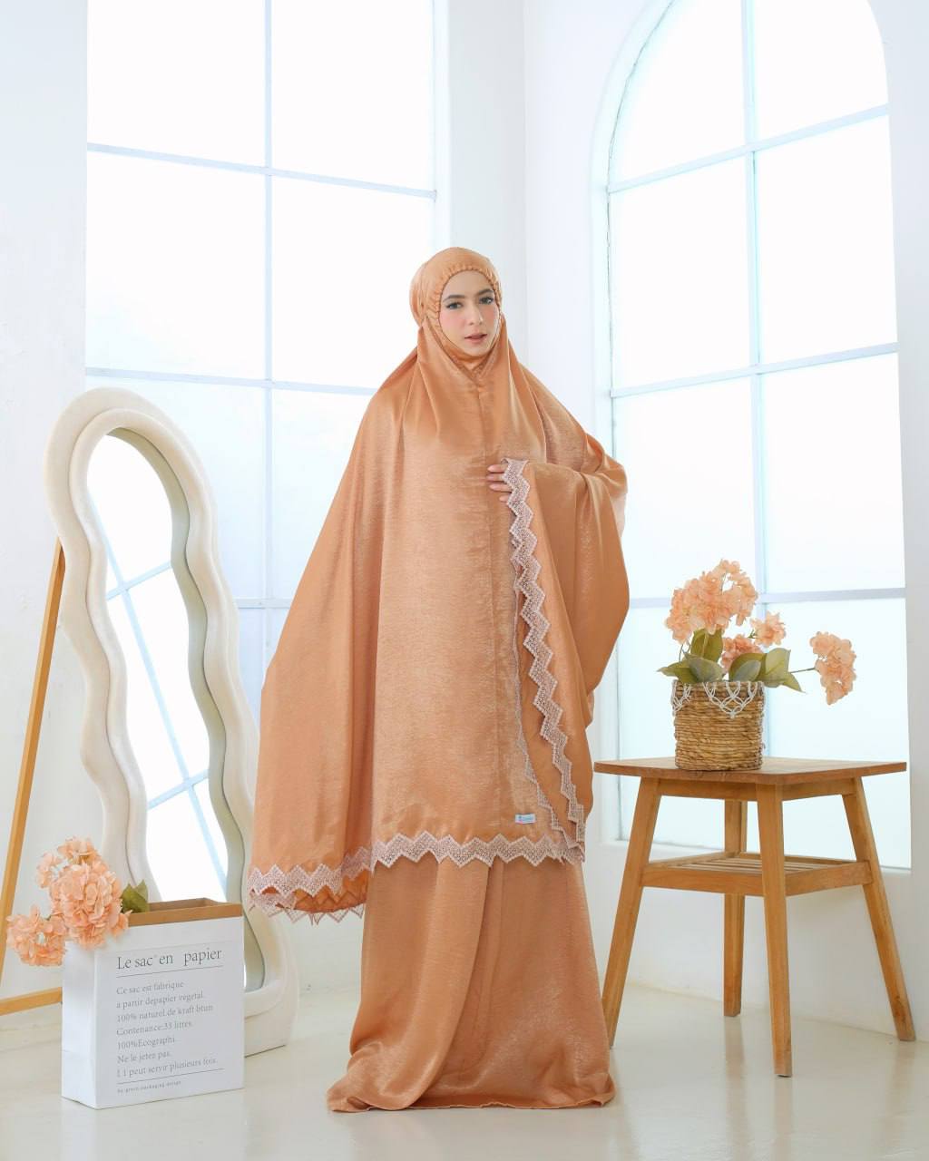 Pre Order! New! Santorini Silk Telekung