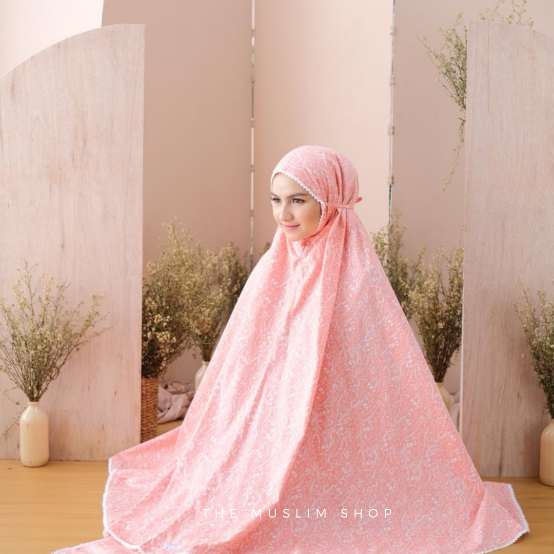 Pre Order!  Japanese Cotton Telekung in Lavender Series