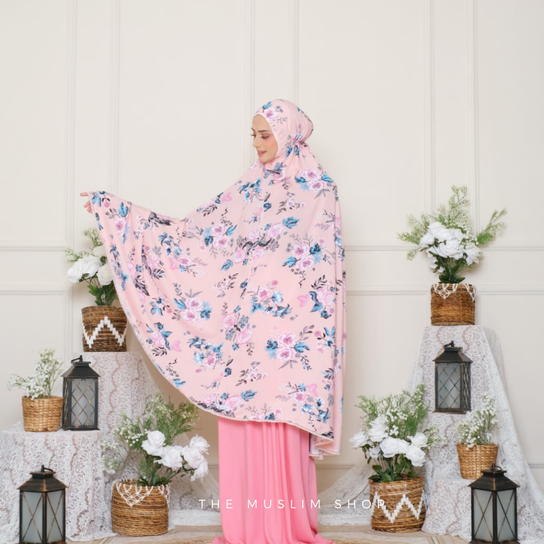 PO! New!Comfy Rayon Telekung