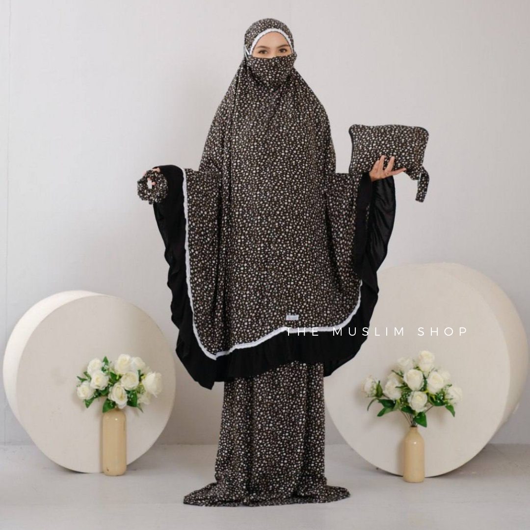 Pre Order. Signature Rayon Prayer Wear in Mini Zahra Series