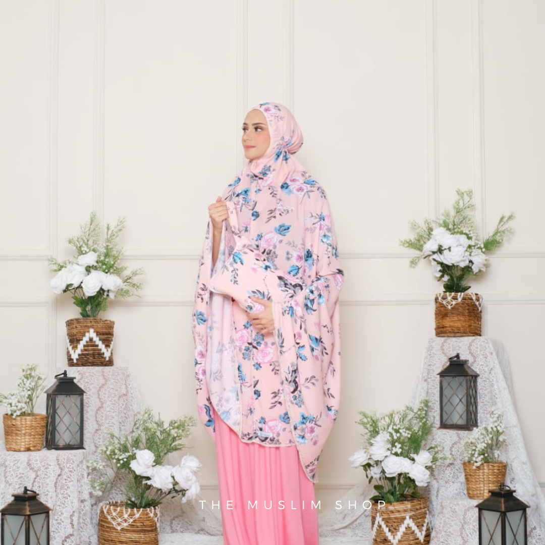 PO! New!Comfy Rayon Telekung