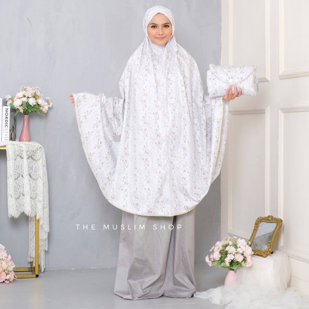 Ramadhan Collection. Pre Order! Japanese Cotton Telekung in Blossom Series!