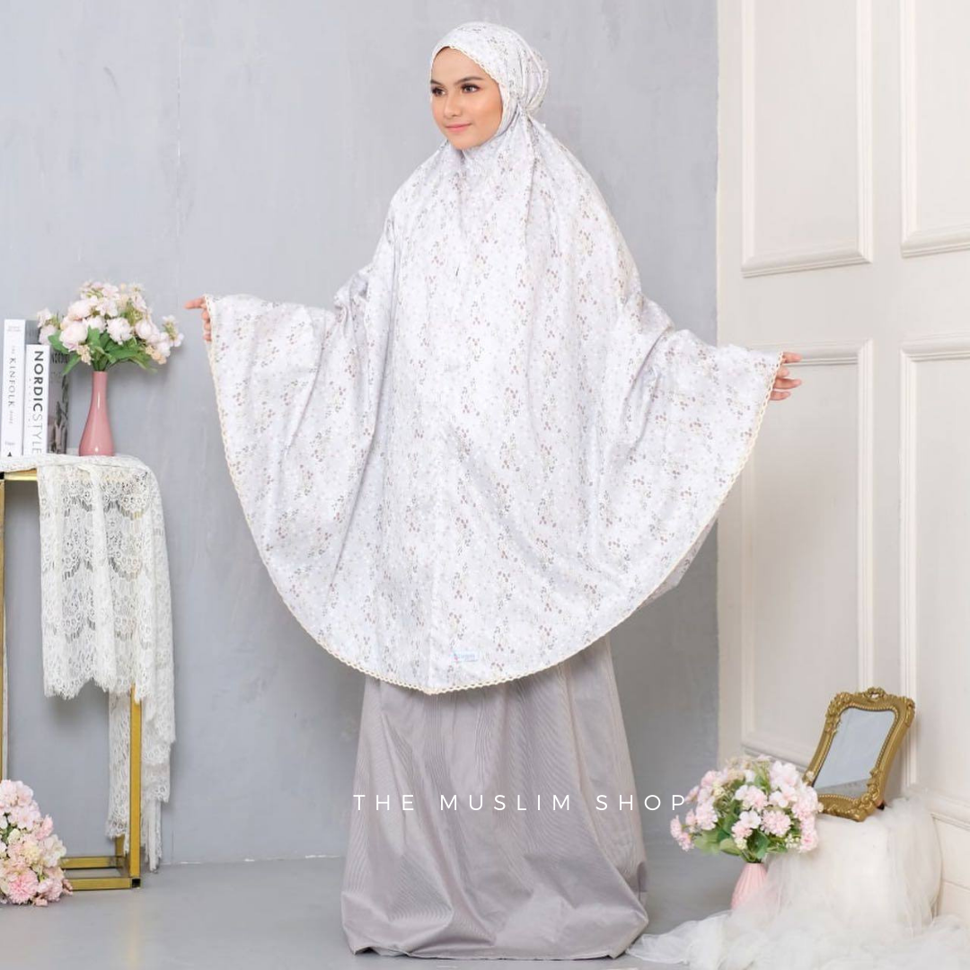 Ramadhan Collection. Pre Order! Japanese Cotton Telekung in Blossom Series!