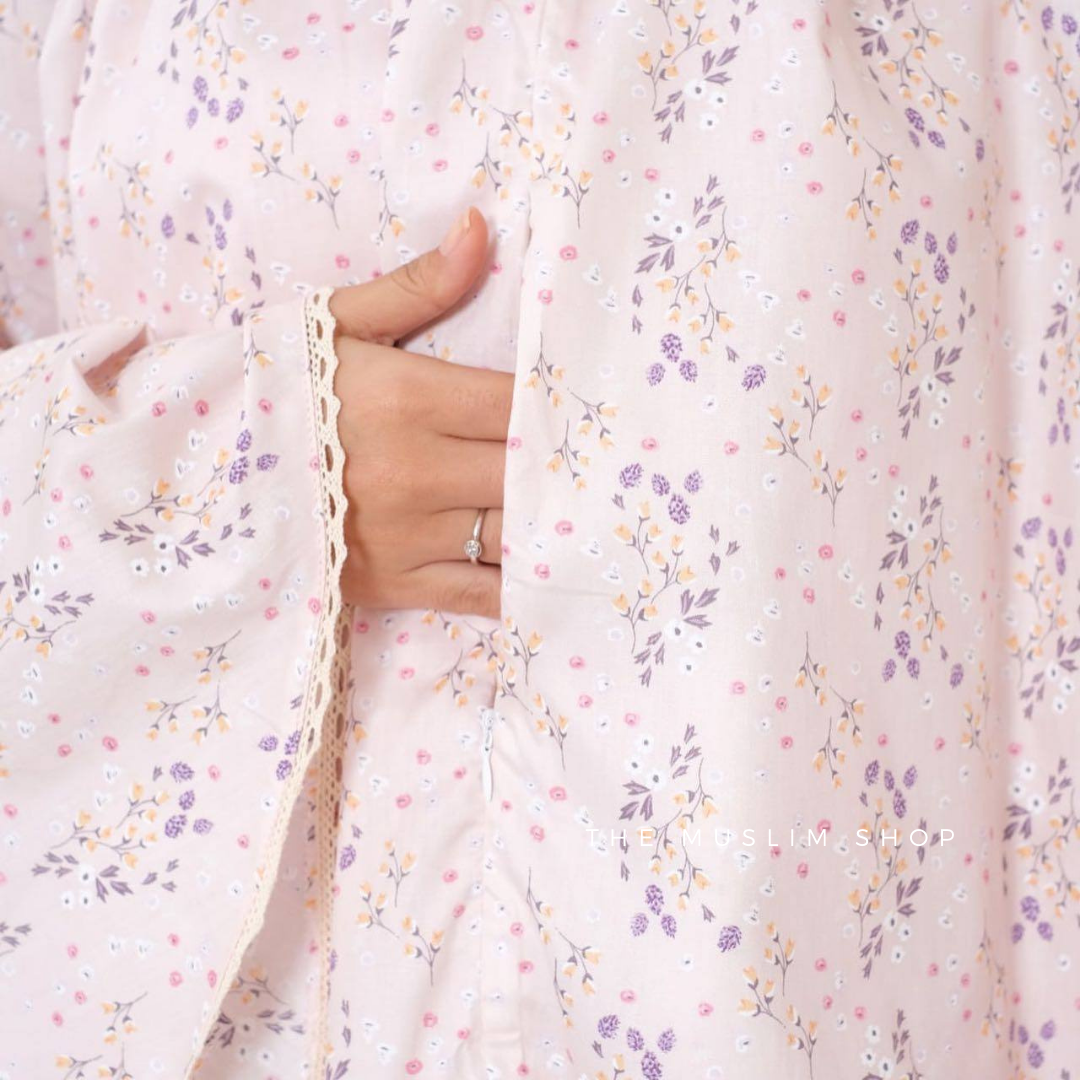 Ramadhan Collection. Pre Order! Japanese Cotton Telekung in Blossom Series!
