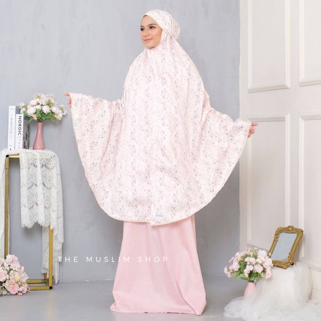 Ramadhan Collection. Pre Order! Japanese Cotton Telekung in Blossom Series!