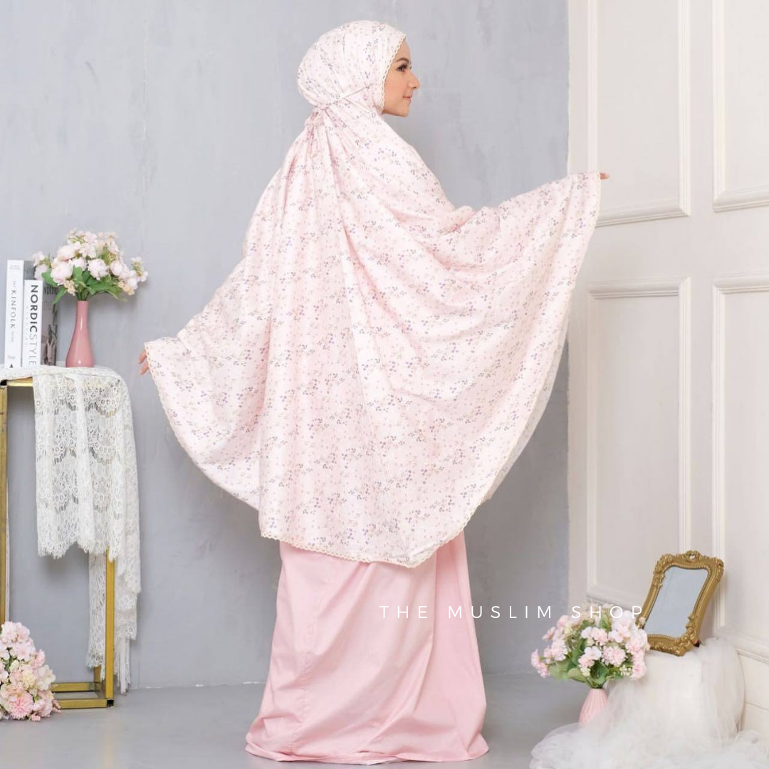 Ramadhan Collection. Pre Order! Japanese Cotton Telekung in Blossom Series!