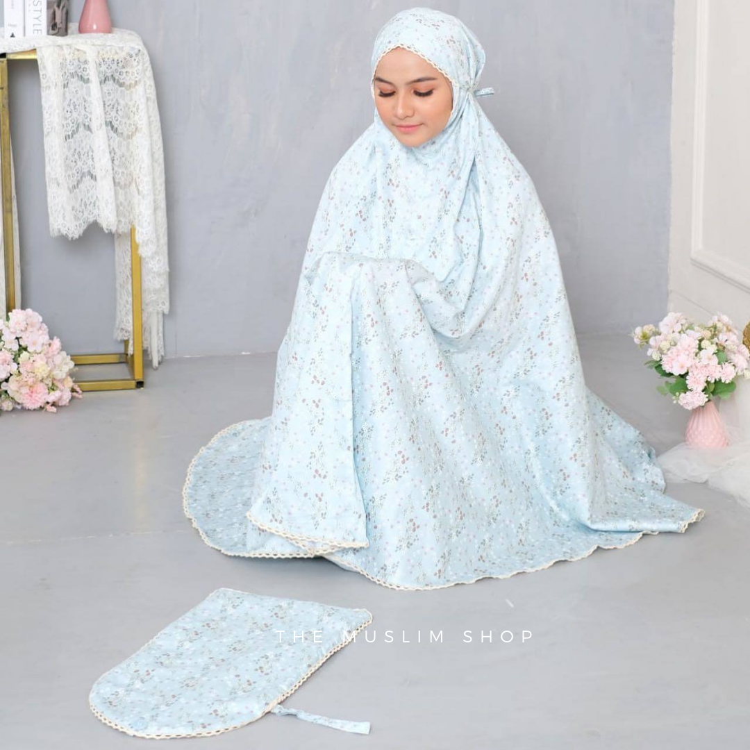 Ramadhan Collection. Pre Order! Japanese Cotton Telekung in Blossom Series!