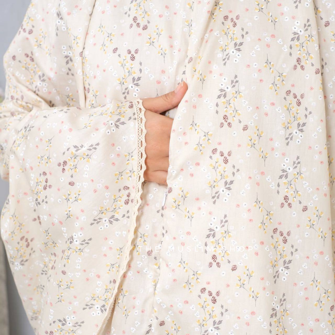 Ramadhan Collection. Pre Order! Japanese Cotton Telekung in Blossom Series!