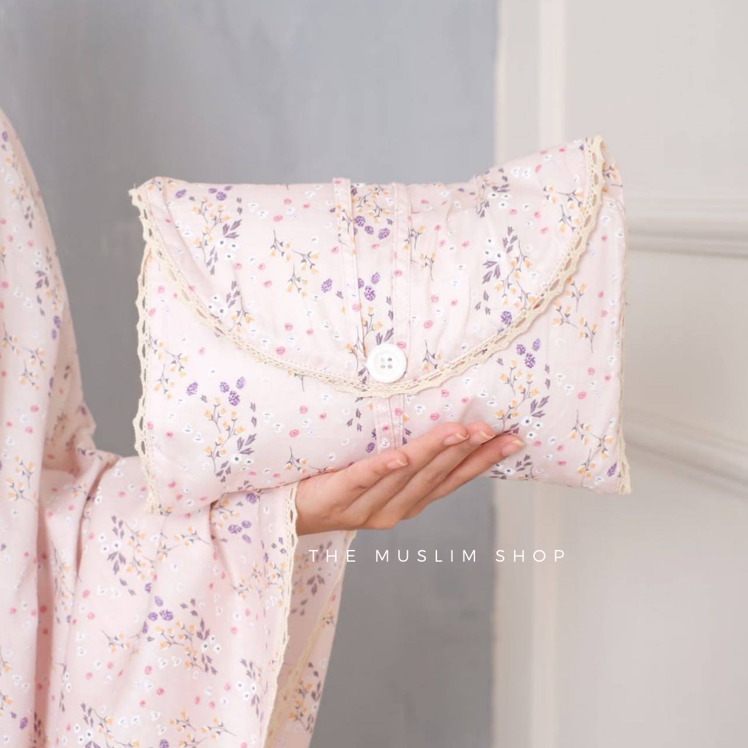 Ramadhan Collection. Pre Order! Japanese Cotton Telekung in Blossom Series!