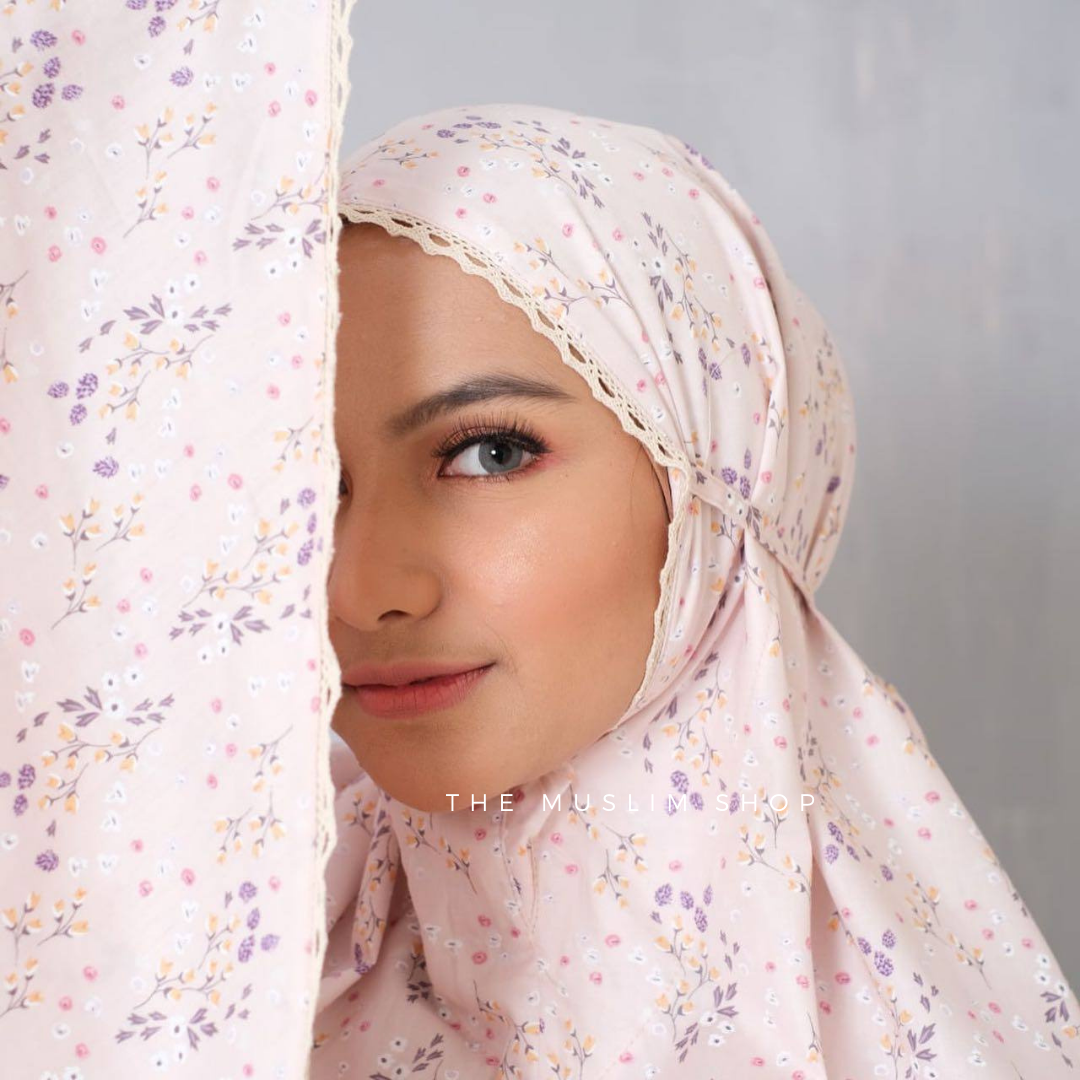 Ramadhan Collection. Pre Order! Japanese Cotton Telekung in Blossom Series!