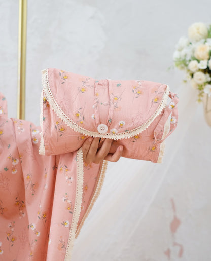 Pre Order!  Peony Series! Japanese Cotton Telekung