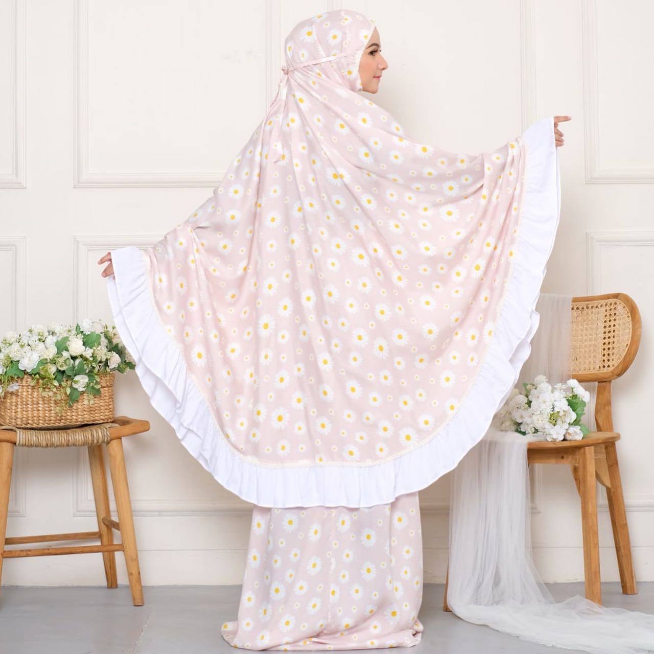 Ramadan Collection! Pre Order! Signature Rayon Prayer Wear in Daisy Series