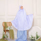 Pre Order!  Japanese Cotton Telekung in Lavender Series