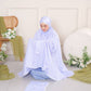 Pre Order!  Japanese Cotton Telekung in Lavender Series