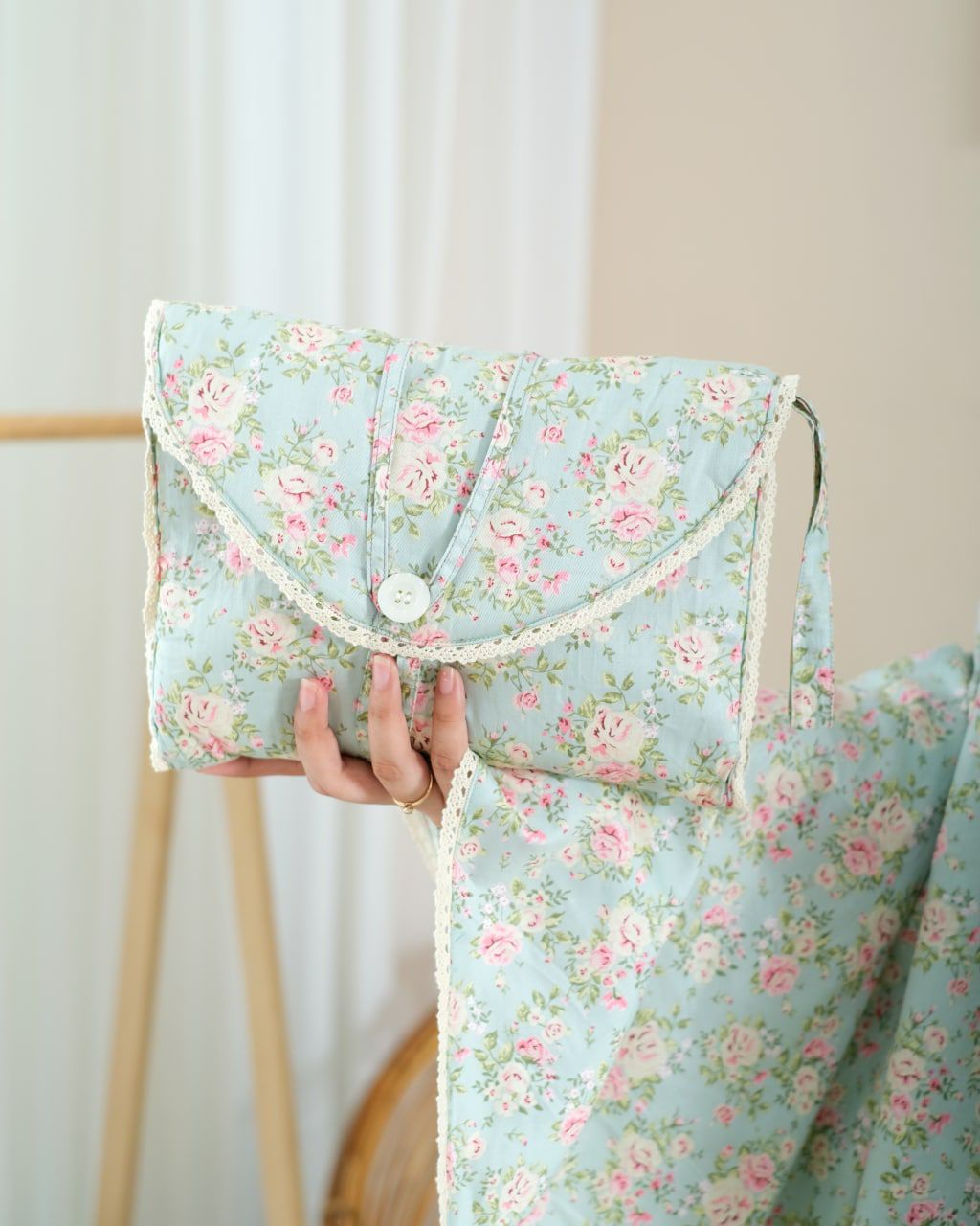 Pre Order. Japanese Cotton Telekung - Shabby Chic Series