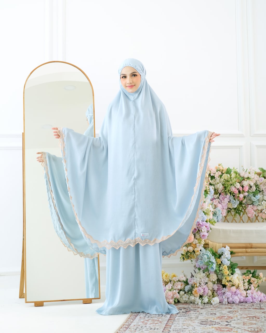 Pre Order! New! Santorini Silk Telekung