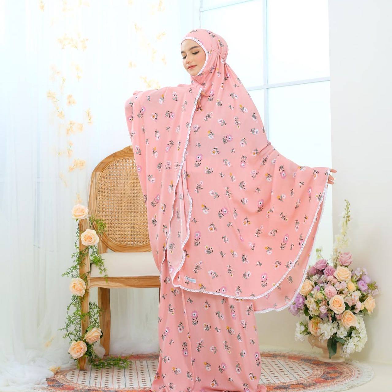 Pre Order! Signature Rayon Prayer Wear in Dianthus Series