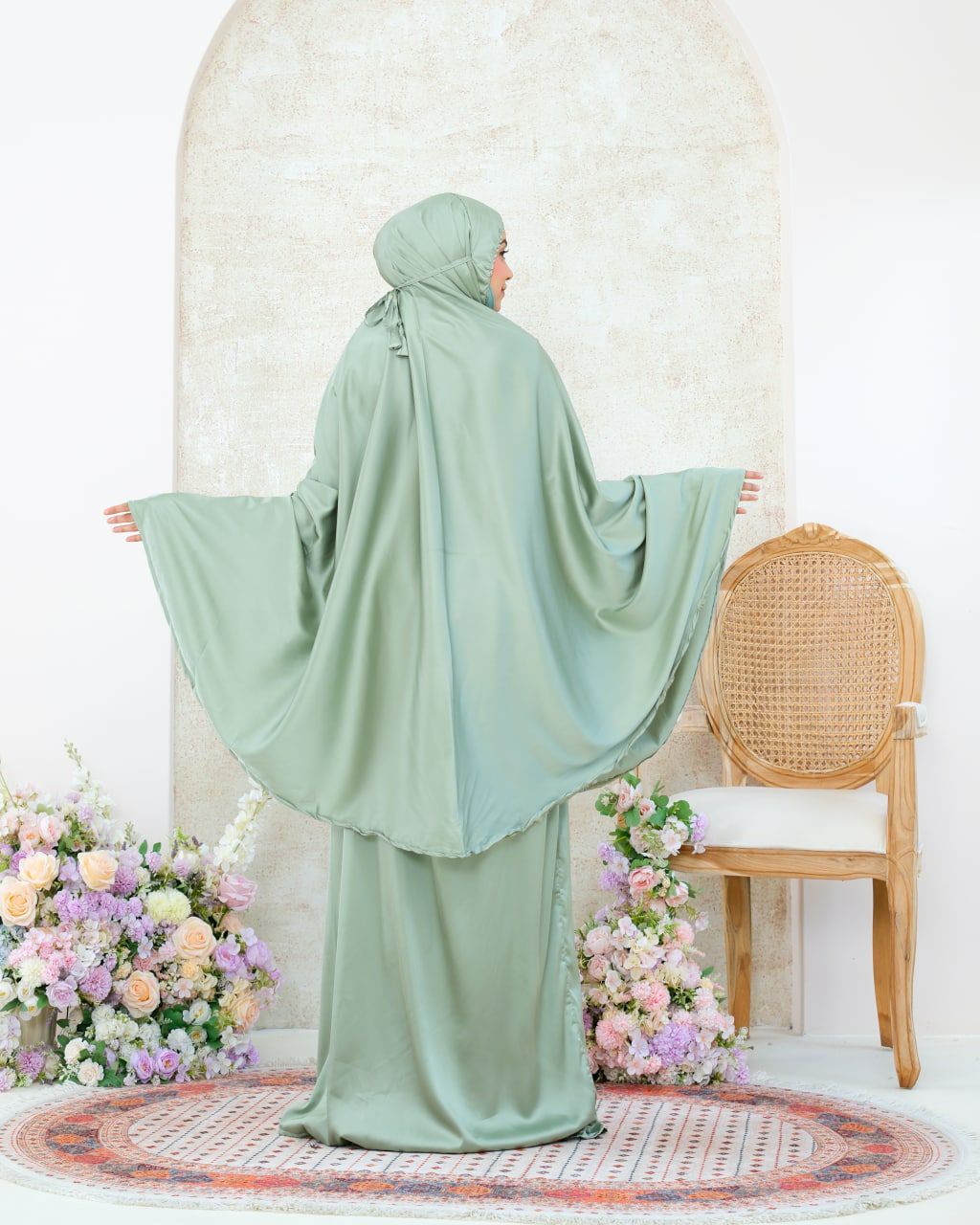 Pre order! Aleena Mini- Travel Silk Telekung