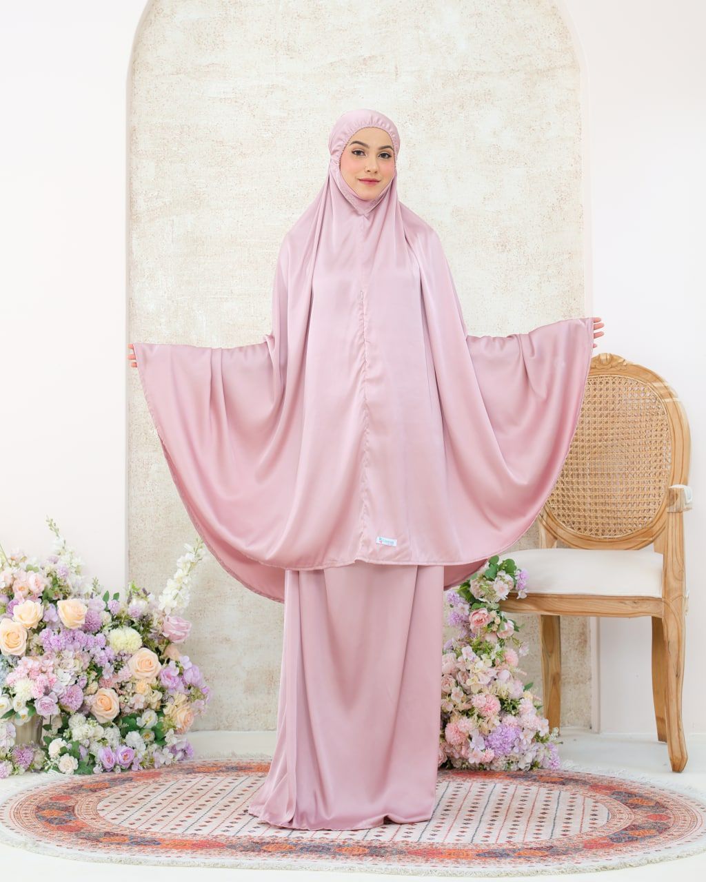 Pre order! Aleena Mini- Travel Silk Telekung