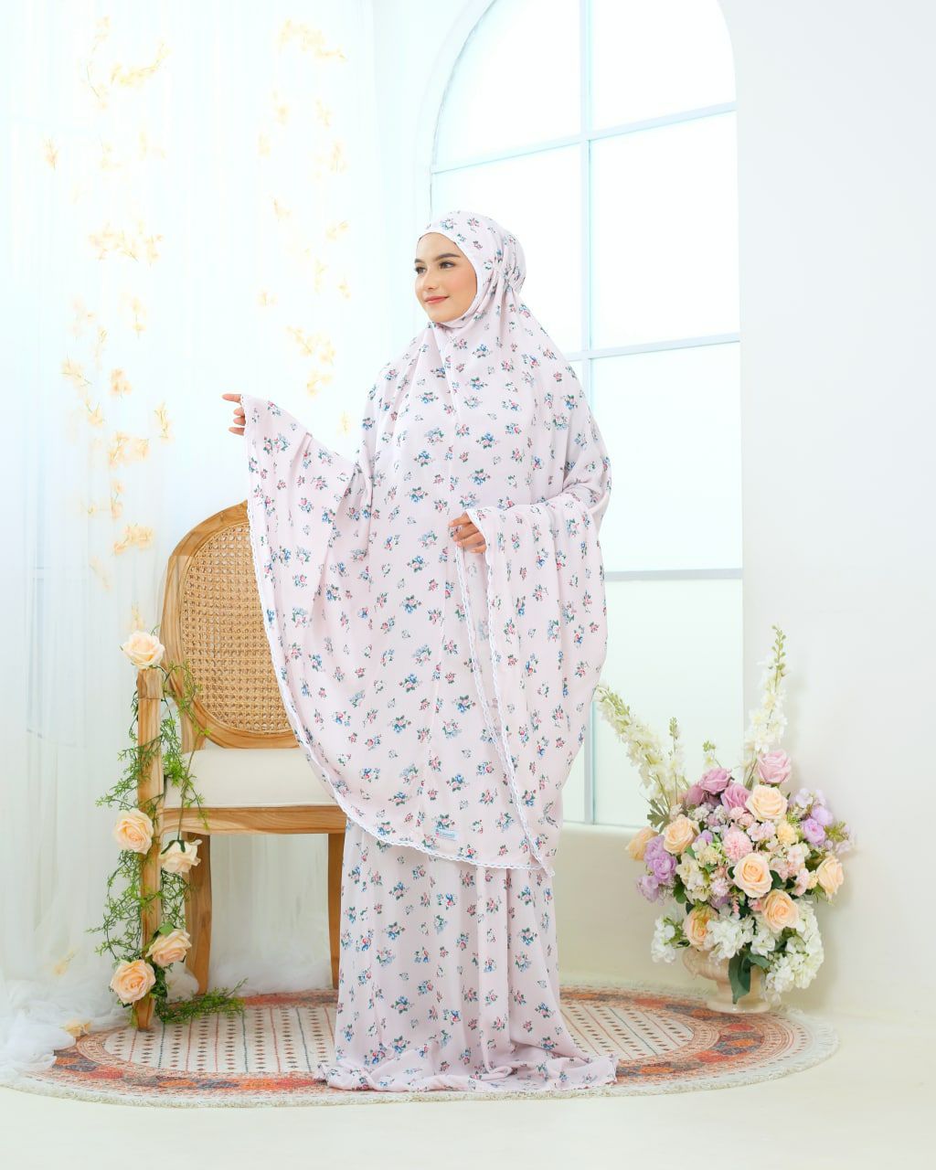 Pre Order! Signature Rayon Prayer Wear in Rosefield Series