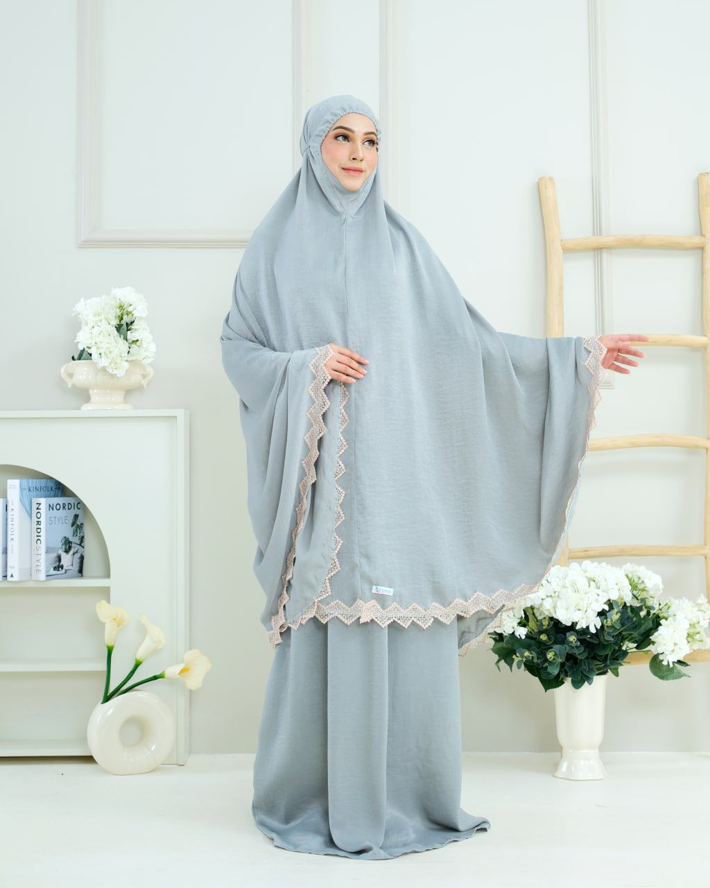 Pre Order! New! Santorini Silk Telekung