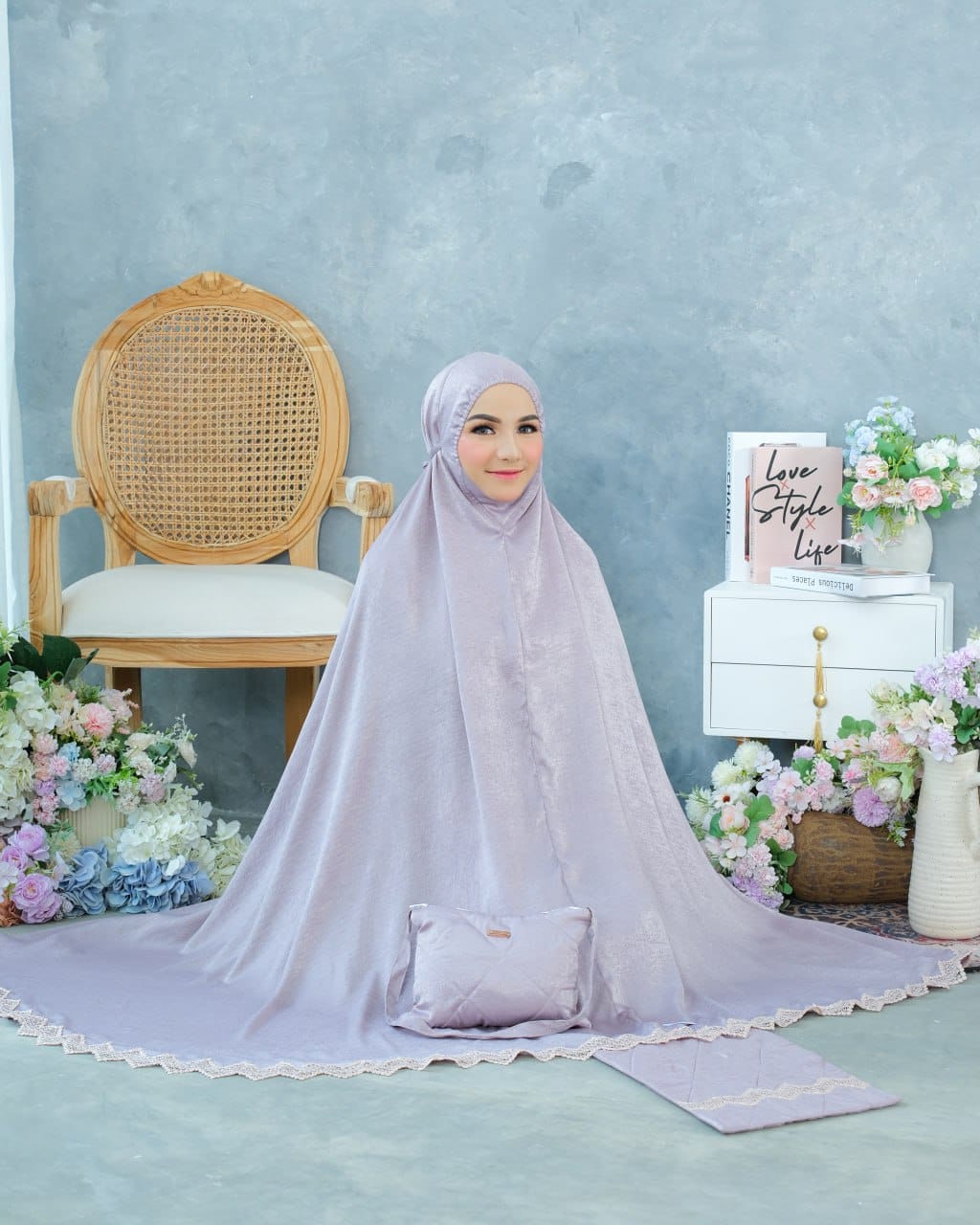 Pre Order! New! Santorini Silk Telekung