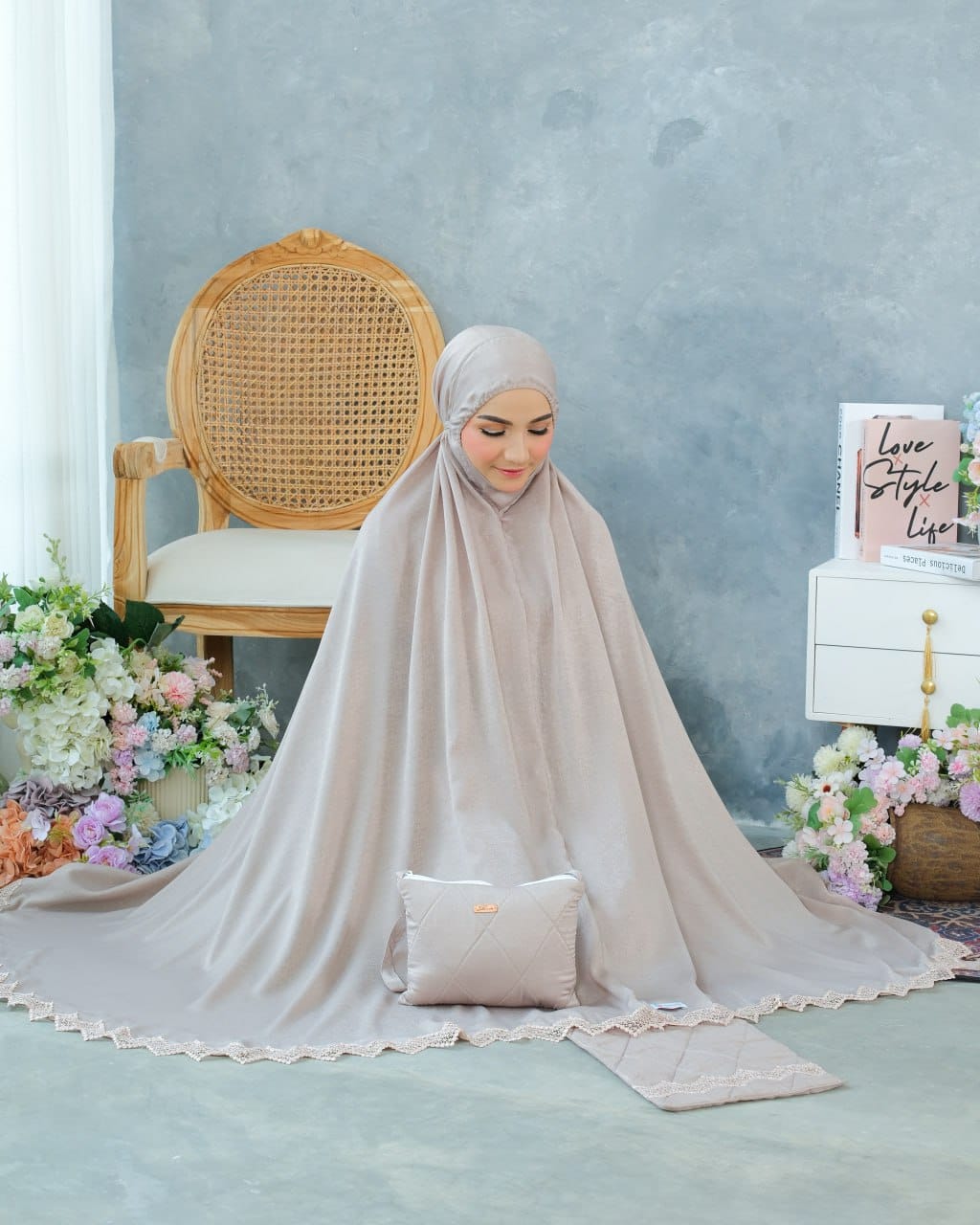 Pre Order! New! Santorini Silk Telekung