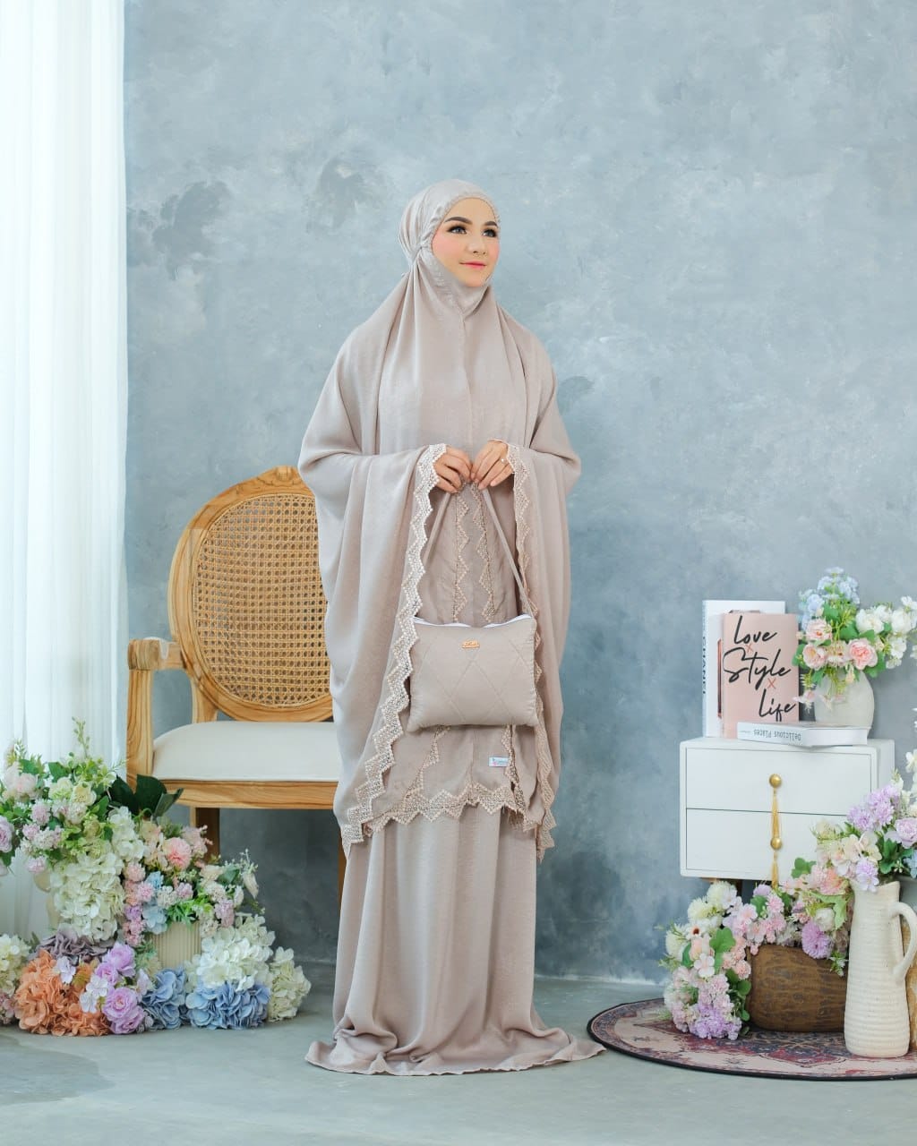 Pre Order! New! Santorini Silk Telekung