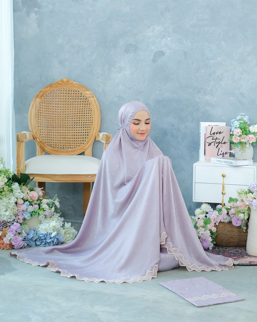 Pre Order! New! Santorini Silk Telekung