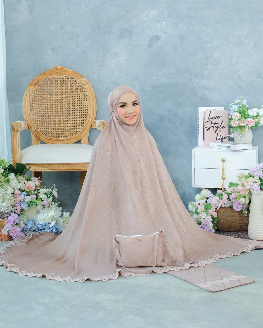 Pre Order! New! Santorini Silk Telekung