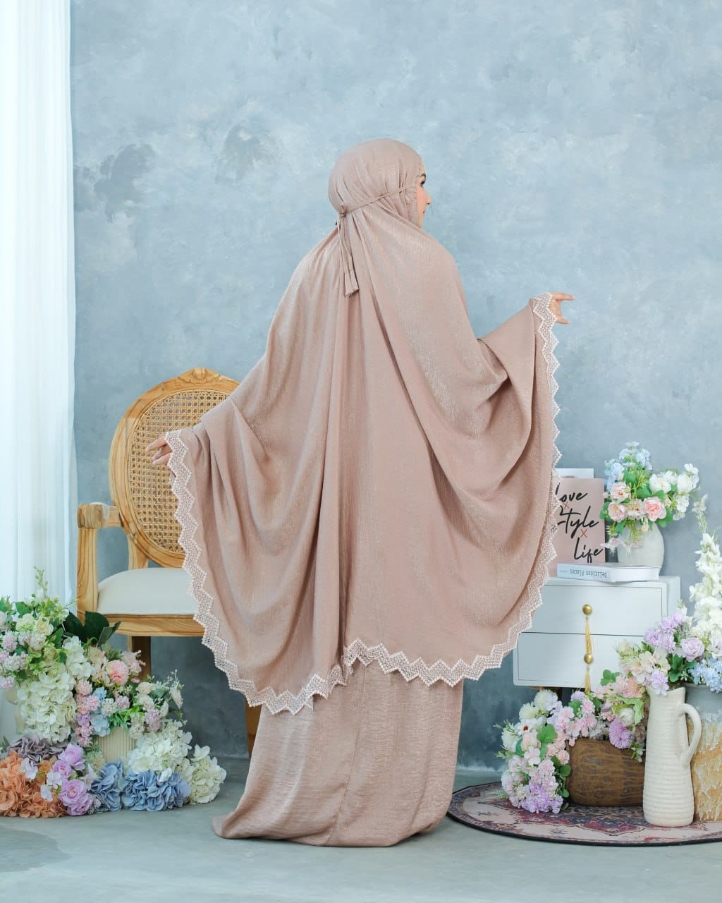 Pre Order! New! Santorini Silk Telekung