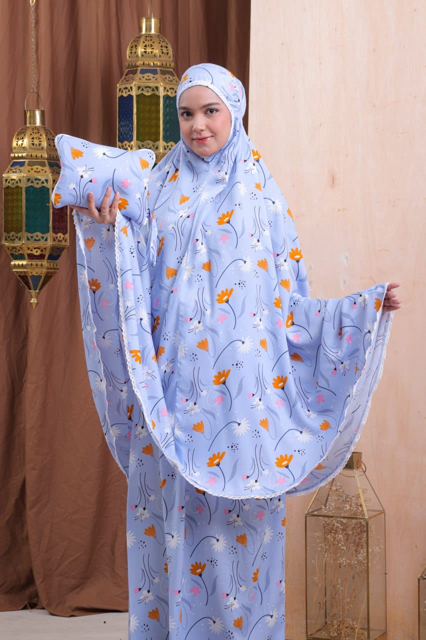 New! Pre Order ! Signature Rayon Telekung - Clara