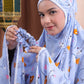 New! Pre Order ! Signature Rayon Telekung - Clara